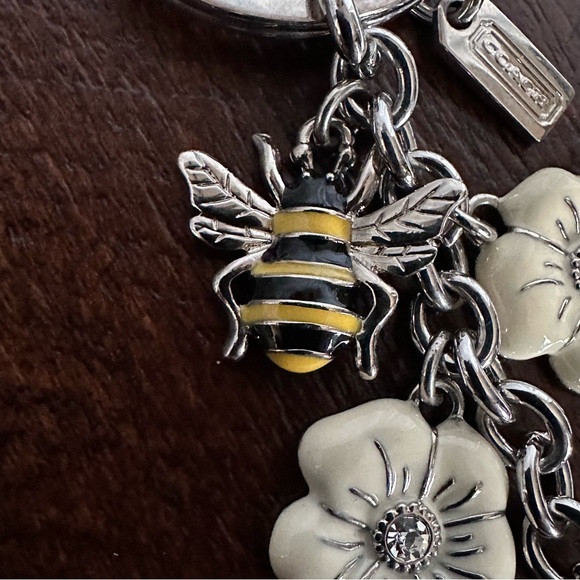 Coach Spring Pave Mix Keychain Fob 92248 - Picture 3 of 10